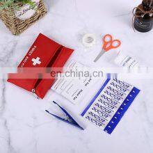 8pc Emergency Sports Red Portable First Aid Kit Driving Traveling Outdoor Tactical First-Aid Kit Devices thumbnail-1