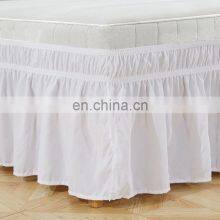 Amazon Hotsale Easy Fit Wrap Around Elastic America Style Bed Cover Skirt Bed Skirts For Home thumbnail-1