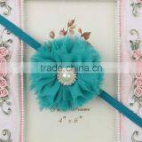 Flower Chiffon Cute Fashion Baby Hairbands Girls Headband Infant Hairband Baby Hair Accessories MY-AD00019 thumbnail-4