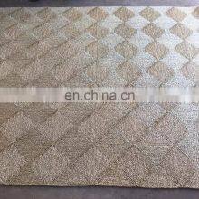 Best Selling Large Wicker Seagrass Rug Rustic Style Natural Brown Straw Floor Mat Carpet Vietnam Supplier thumbnail-5