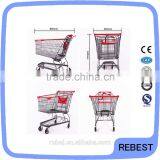 Nice Wire Metal Shopping Cart With Baby Cover