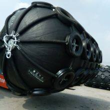 Ship To Ship Pneumatic Boat Rubber Fender With Tyre Chain Net thumbnail-4