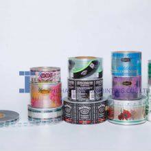 Pantone Color Transparent Self Adhesive Labels Cosmetic Packaging Labels