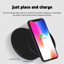 Custom Cargador Portatil Wireless Charger for Iphone Android Mobile Portable Charging Wireless Charger Pad With Led Circle Light thumbnail-2