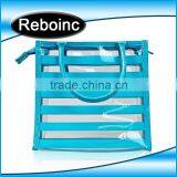 2015 Christmas Gift Package Clear Vinyl Pvc Zipper Blanket Bags(20151028A26)