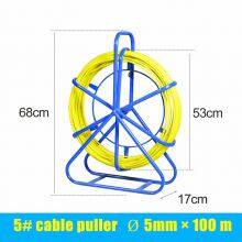 Heavy‑Duty Cable Threading Device With Glass Fiber Rod & Thickened Steel Frame | Multi‑Size Pipe Puller for Electricians & Telecom Installers thumbnail-3