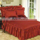 3Pcs Satin Bedspread Set thumbnail-1