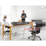 Hot Selling Leather Surface Table Top Manager Table thumbnail-2