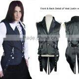 GOTHIC COTTON VEST PUNK ARISTOCRAT STRAP COTTON VEST thumbnail-1