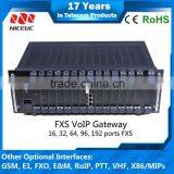 Wholesale NICEUC Analog Gateway With 16, 32, 64, 96, 192 Ports FXS/FXO