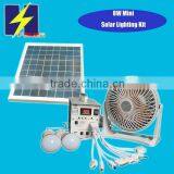 8W Solar House Kits 8W Solar Panel 2W LED 4AH Battery Work With USB Fan,LED,mobile Phone Charging Quality Choice thumbnail-1