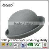 Family Wool Felt Bowler Hat Wholesale Hats For Women thumbnail-3