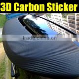 3D carbon fiber wrap with high quality , many colors available