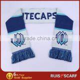 OEM cotton and polyester football team scarf sports fans scarves