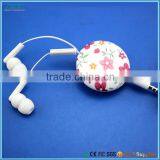 Retractable Custom Color Earphone and Super Sound Retractable Earphones thumbnail-3