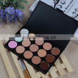 Natural cosmetic professional makeup waterproof cheap 15 colors concealer palette