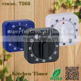 China Supplier ROHS Mechanical Square Shape Kitchen Timer