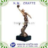 Custom basketball resin trophy figures