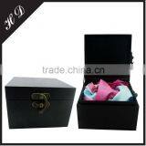 Scarf Wood Box Gift With Lock thumbnail-1