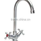 Modern Double Handle Bathroom Faucet Kitchen Bathtub Sink Swivel Spout Mixer Tap Lowest Price