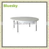 5.1ft No Folded Plastic Round Table for Banquet Garden Restaurant Wedding