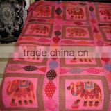 Indian Embroidered Handmade BedSheet