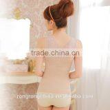 High Quality Lace Design Lady Tank Top Tummy Control V Neck Tank Top thumbnail-5