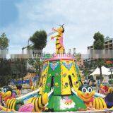 Indoor Playground Equipment Funny Self-control Bee Roller Coaster for Kids thumbnail-4
