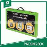 CORRUGATED GIFT HANDLE CARTON BOX CUSTOM PRINTING thumbnail-2