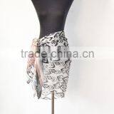 Best Selling Printing Design Sheer Style Polyester Chiffon Transparent Sarong thumbnail-1