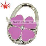Promotion Fashional Metal Purse Hanger /Flower Shape Bag Hanger With Business Logo thumbnail-1