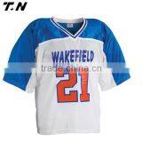 Top Quality Custom Reversible Lacrosse Uniform With Tackle Twill Numbers thumbnail-3