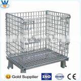 Warehouse Galvanized Cage Stackable Wire Cage Container thumbnail-4