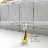 Gold Colored Thick Stem Long Champagne Glasses thumbnail-4