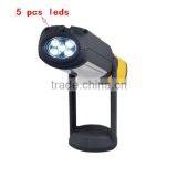 New Plastic Material AAA Battery Portable LED Work Light With Hook thumbnail-6