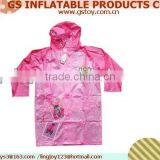 PVC Girls Rain Jackets EN71 Approved