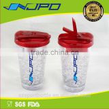 food grade certificated double wall 450ml AS material cooler tumbler for drink