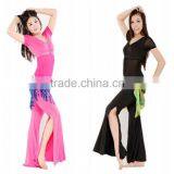 SWEGAL Wholesale 8 Colors Practice Belly Dance Costume,dance Training Gauze Costume Set thumbnail-1