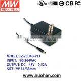 Meanwell 20~25W Wall-mounted Type 48v Switching Power Supply Ac-dc Switch Power Supply