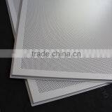 1.8mm Perforated White GI / Metal Acoustic False Ceiling Panels 600x600mm thumbnail-4