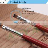 ANY UV Gel Nails Design Painting Nylon Hair French Nail Brush Flat Oval Wood Handle thumbnail-4