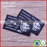 Custom Black With Withe Clothing Waterproof dr Label Tag thumbnail-1