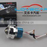 Wholesale Price Motorcycle Headlight Kit, LED Projector Lens With Cloorful Angel Eyes thumbnail-6