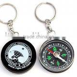 Promotional Wholesale Custom Compass Keychain/keyholder/keyring