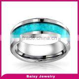 China popular customized opal tungsten ring wholesale