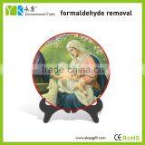 Eco Friendly Plate Color Spray 192mm Customized Home Decor for Absorbing Harmful Gas,purifying the Air thumbnail-1