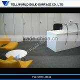 Artificial Stone Made Unique Reception Desk Design Mini Size thumbnail-1