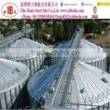 Roof Grain Scraper / Chain Conveyor on Steel Silo With Catwalk for Supporting