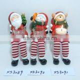 2014 Ceramic Santa Claus candle holders