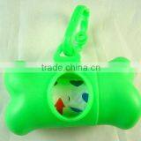 Dog Waste Poop Pick up Bags With Bone Shape Dispenser thumbnail-2